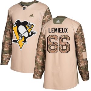 Kinder Pittsburgh Penguins Eishockey Trikot Mario Lemieux #66 Authentic Camo Veterans Day Practice